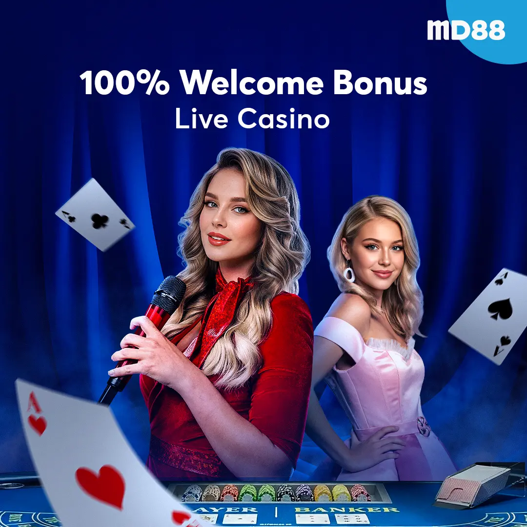 100% Live Casino Welcome Bonus